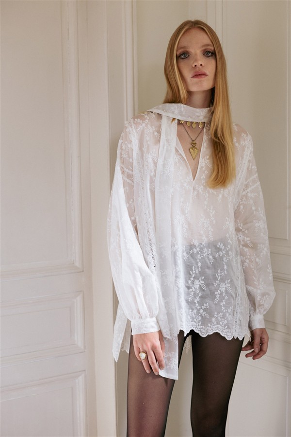 NIDODILEDA CELINE SHIRT OFF WHITE